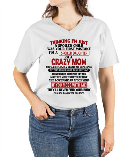 I'M A SPOILED DAUGHTER - GIFT FROM MOM - MTNN00 (SKU-CM-00)