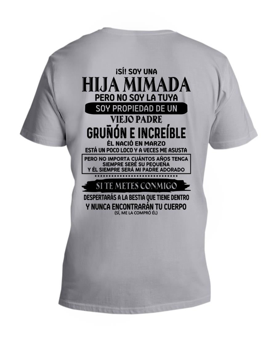 Marzo - Padre increíble nacido en marzo - Regalo perfecto para tu hija - T03 (SKU05-91-03)