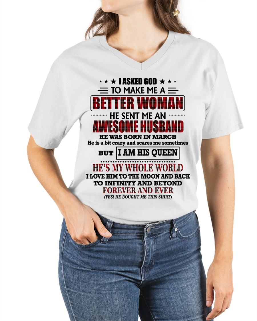 MARCH - GOD SENT ME AN AWESOME HUSBAND - GIFT FROM HUSBAND - MTNN03 (SKU12-321-03)