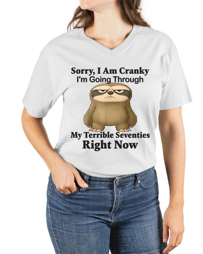 SORRY I AM CRANKY - BIRTHDAY SHIRT FOR WOMEN - MTNN00 (SKU12-226)