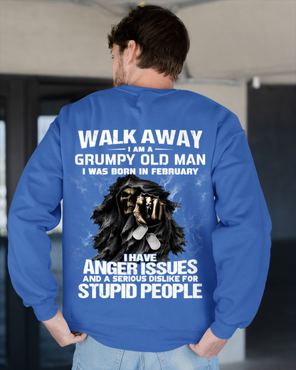 FEBRUARY GRUMPY OLD MAN – T-SHIRT FOR MEN  - MTNN02 (SKU2605-280-02)