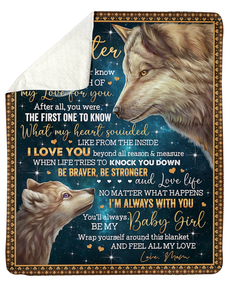 Special blanket for Daughter - From Mom blanket