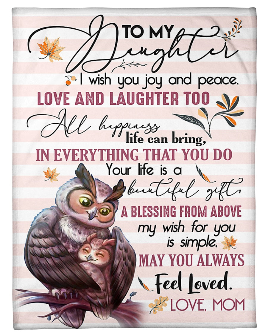 Special gift for daughter Blanket From Mom