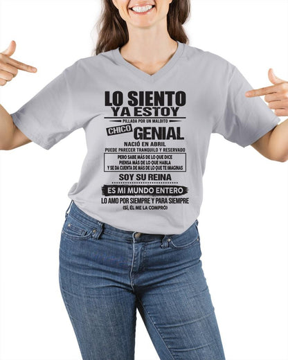Abril Chico genial - Regalo especial para novia - T04 (SKU04-18)