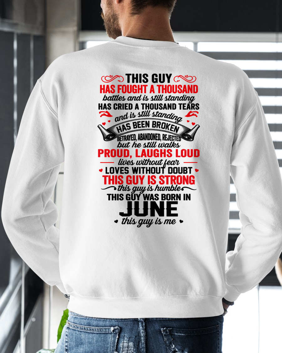 JUNE GUY – STRONG, PROUD & UNBREAKABLE – T-SHIRT FOR MEN – MTNN06 (SKU2609-115-06)