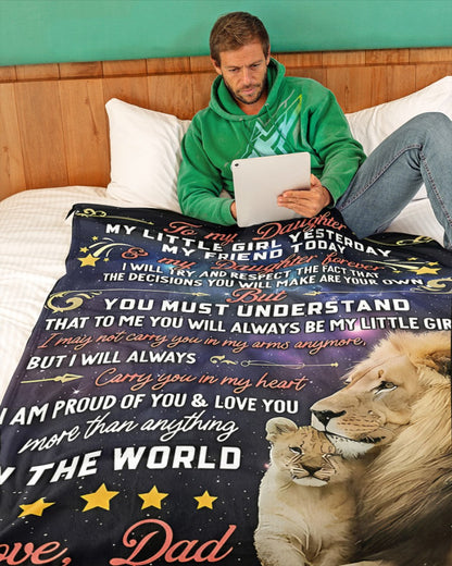 Special Gift For Your Daughter Blanket - From Dad05