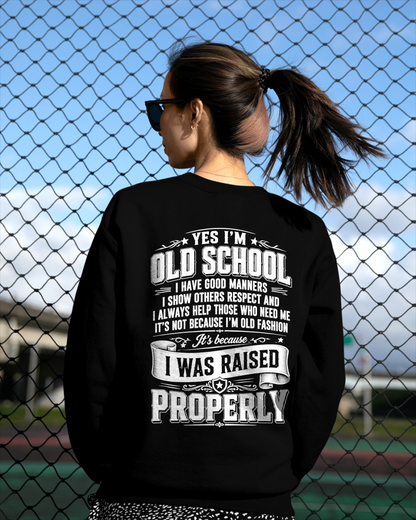 OLD SCHOOL WITH GOOD MANNERS – T-SHIRT FOR WOMEN - MTNN00 (SKU2605-453-00)