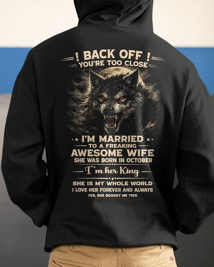 OCTOBER - BACK OFF! YOU'RE TOO CLOSE - GIFT FROM WIFE - MTNN10 (SKU26T-01-25-10)