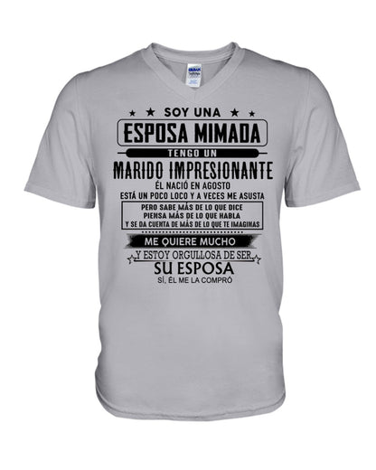 Agosto Marido - Regalo especial para Esposa - TBN - T08 (Sku.TbnA2)