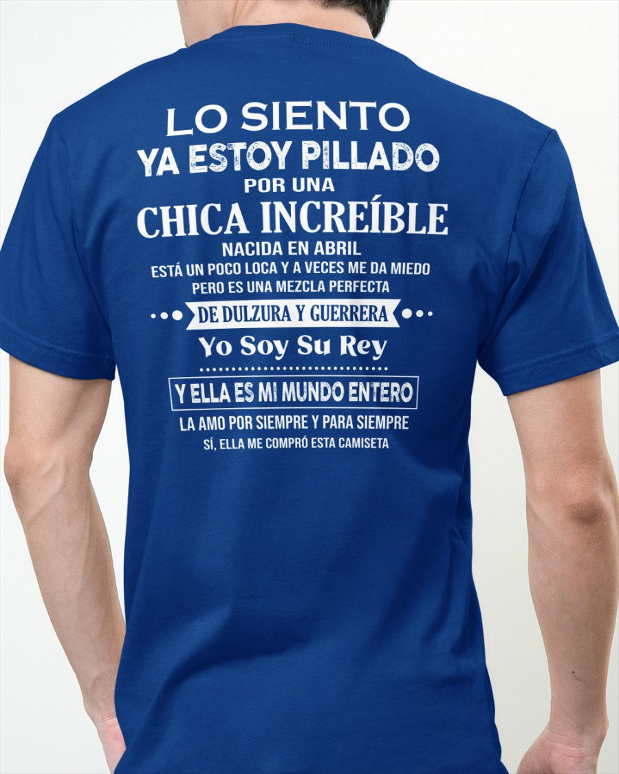 Abril Chica Increíble - Regalo especial para tu novio - T04 (SKU04-112)