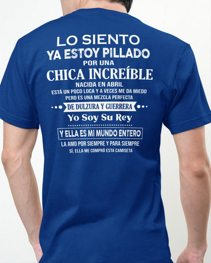 Abril Chica Increíble - Regalo especial para tu novio - T04 (SKU04-112)