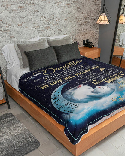 Special Gift For Your Daughter Blanket - From Mom (SKUB09-66)