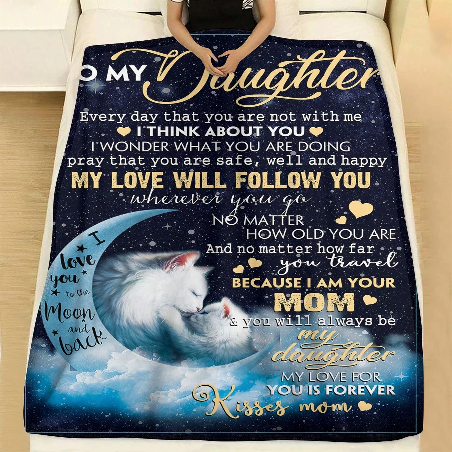 Special Gift For Your Daughter Blanket - From Mom (SKUB09-66)