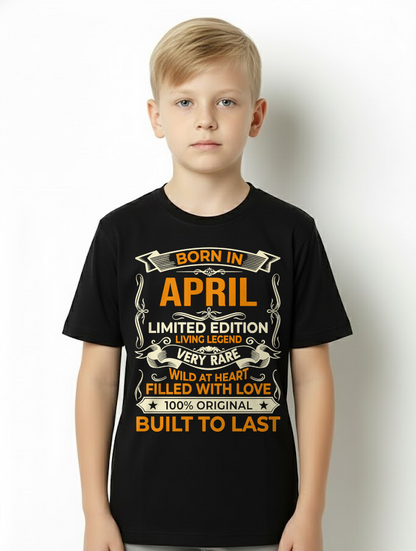 Born In April – Limited Edition Living Legend - T-Shirt For Men - MTNN04 (SKU2605-226-04) (Copy)