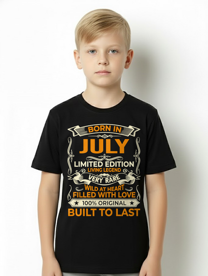 Born In July – Limited Edition Living Legend - T-Shirt For Men - MTNN07 (SKU2605-226-07)