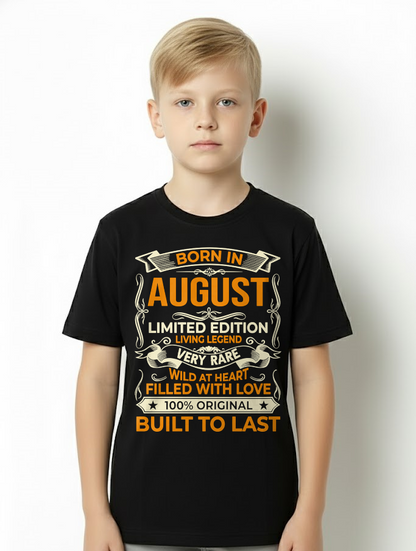 Born In August – Limited Edition Living Legend - T-Shirt For Men - MTNN08 (SKU2605-226-08)
